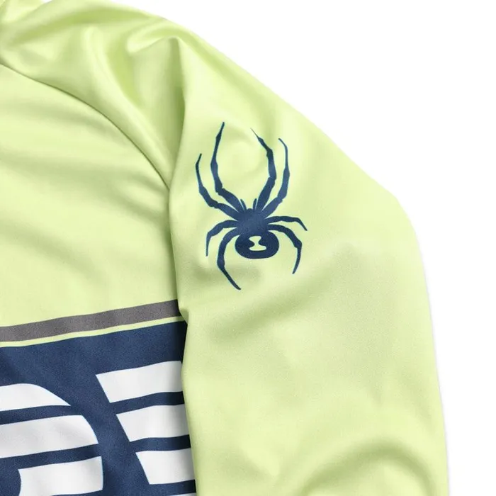 Spyder Fleece Web Half Zip Lime Ice 8211 Kids