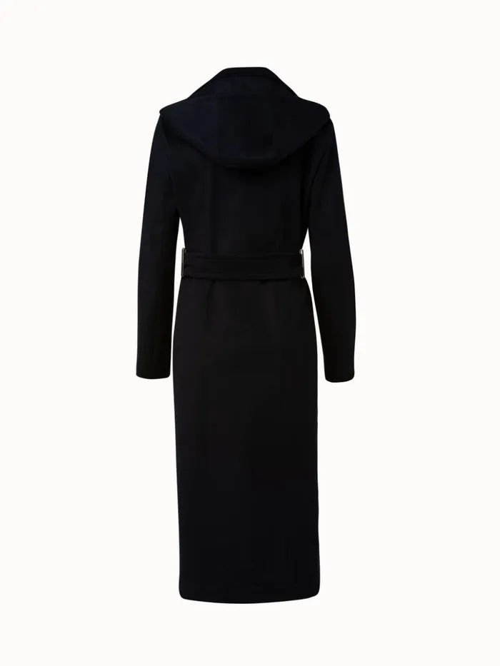 Storm System Cashmere Coat Navy Women Akris Coats