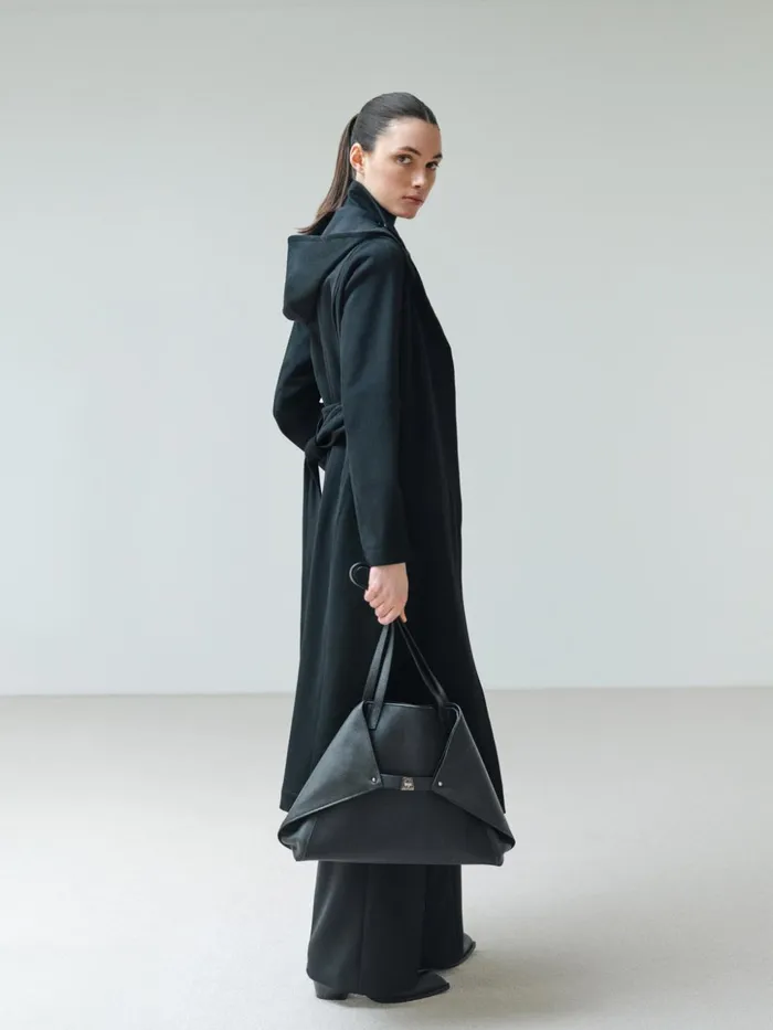Storm System Cashmere Coat Navy Women Akris Coats