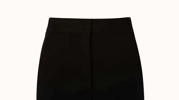 Straight Leg Viscose Stretch Jersey Shorts With Pockets Black Women Akris Shorts
