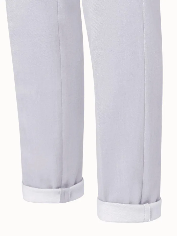 Stretch Denim Slim Fit Hose Greige Women Akris Pants