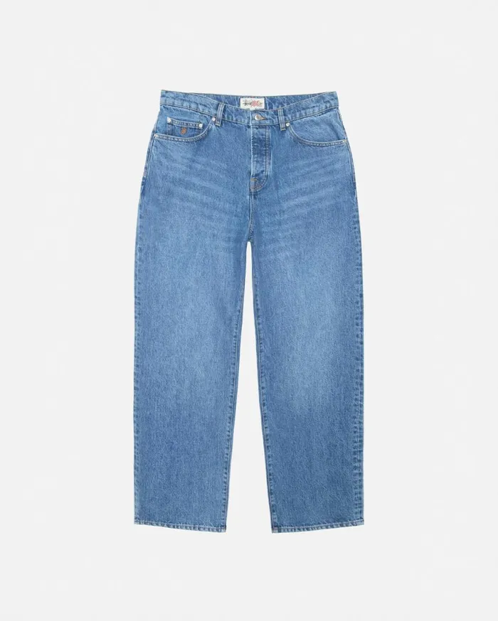 Stussy Denim BIG OL039 JEAN DENIM Medium Blue 8211 MenWomen Stussy Denim BIG OL039 JEAN DENIM Medium Blue 8211 MenWomen
