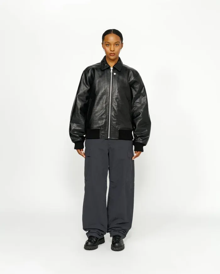 Stussy Pants MILITARY CARGO PANT RIPSTOP Black 8211 MenWomen
