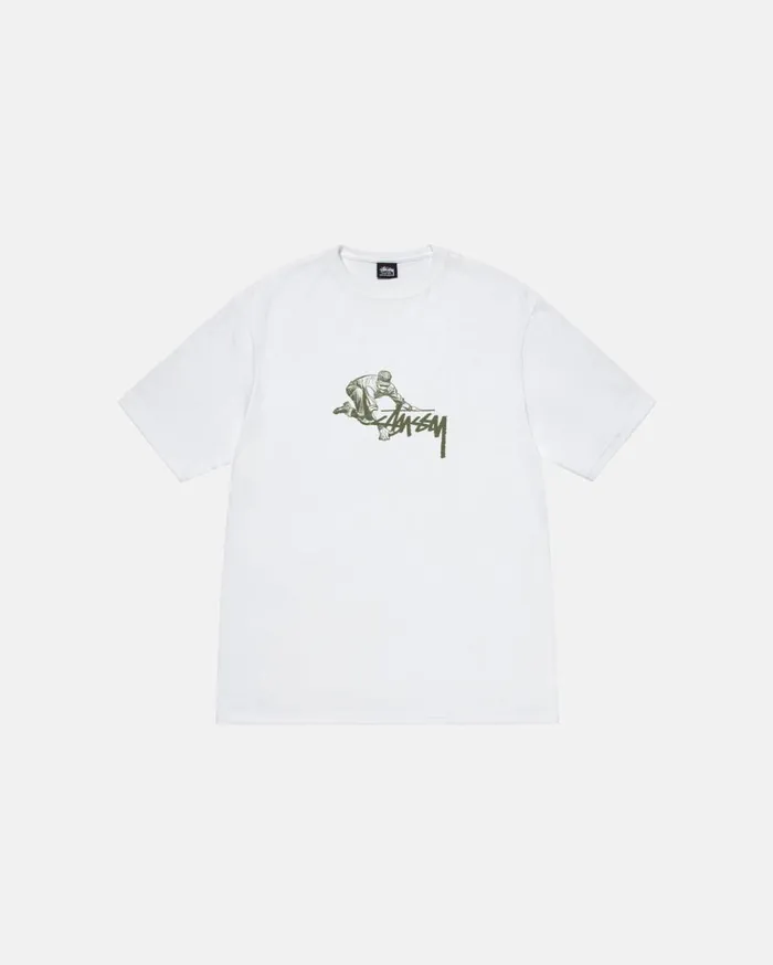 Stussy Tees WORKER TEE White 8211 MenWomen