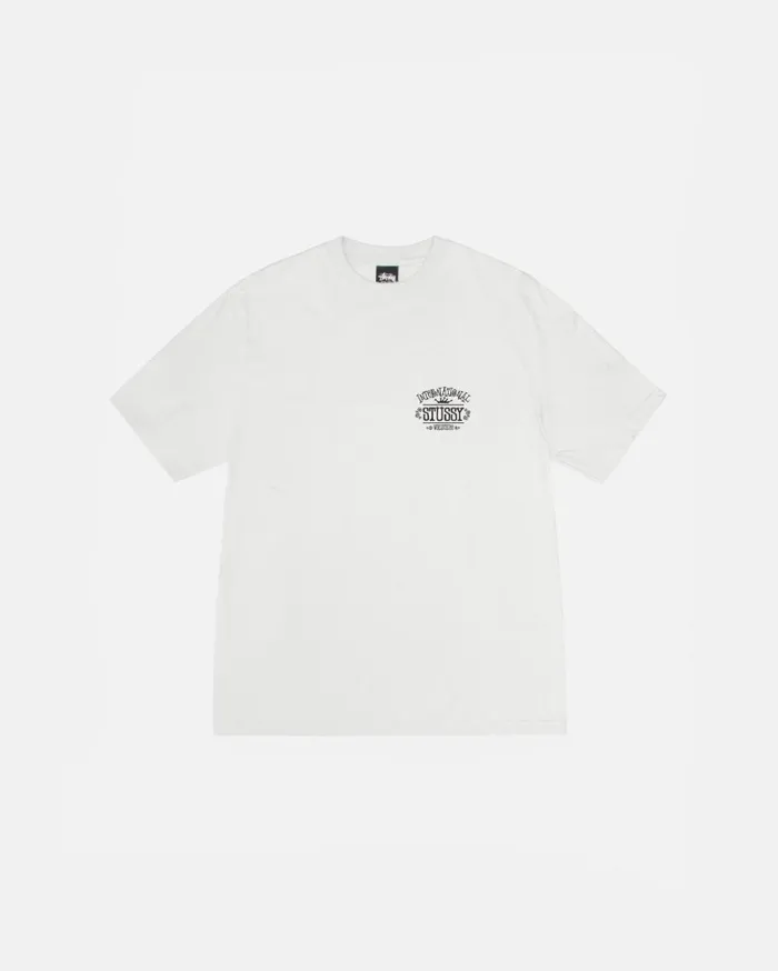 Stussy Tees WORLDWIDE TEE PIGMENT DYED Natural 8211 MenWomen