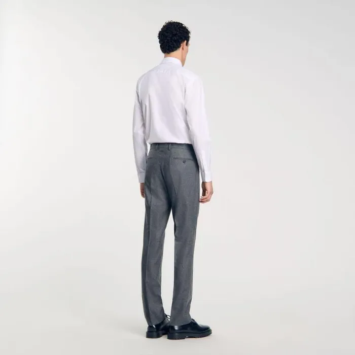 Suits and Blazers Men SANDRO Suit Trousers Grey
