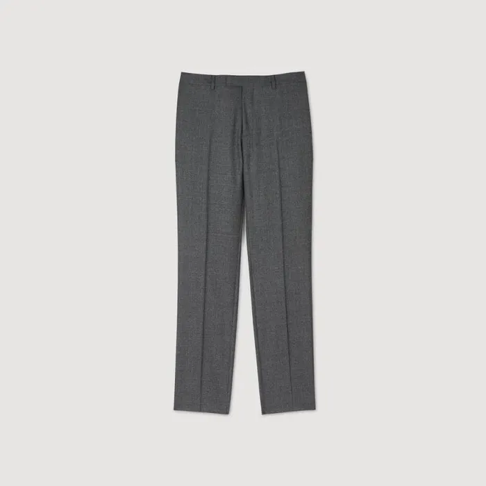 Suits and Blazers Men SANDRO Suit Trousers Grey