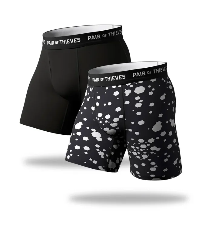 Superfit Long Boxer Briefs Black Underwear 2 Pack Men Pair Of Thieves Long Boxer Briefs Superfit Long Boxer Briefs Black Underwear 2 Pack Men Pair Of Thieves Long Boxer Briefs