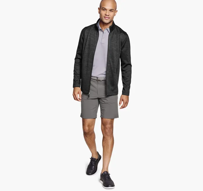 Sweaters and Knits Men XC4 Performance Knit FullZip Black Johnston and Murphy