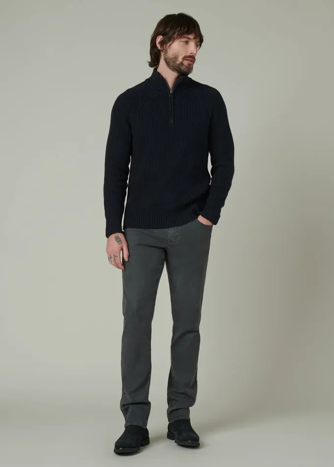 Sweaters Hoodies Joe8217s Jeans Men ARCHIE QUARTER ZIP SWEATER Black