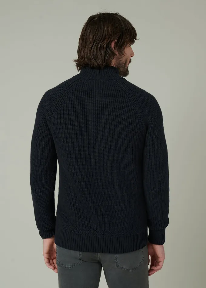 Sweaters Hoodies Joe8217s Jeans Men ARCHIE QUARTER ZIP SWEATER Black