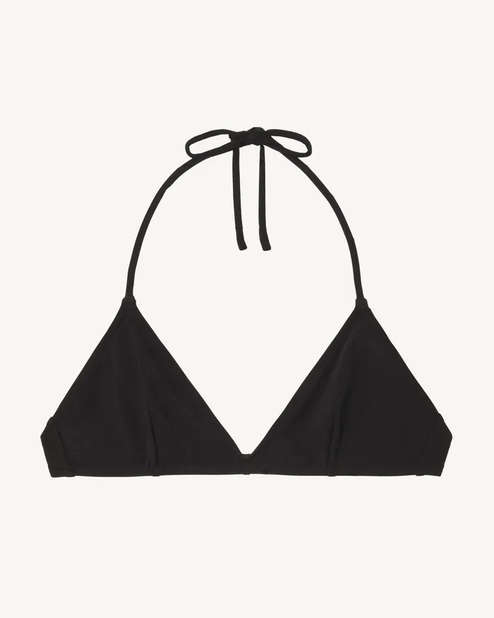 Swim Nili Lotan Women TRIANGLE BIKINI TOP Black