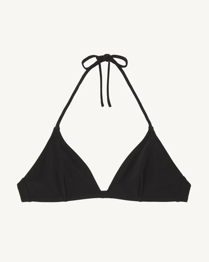 Swim Nili Lotan Women TRIANGLE BIKINI TOP Black