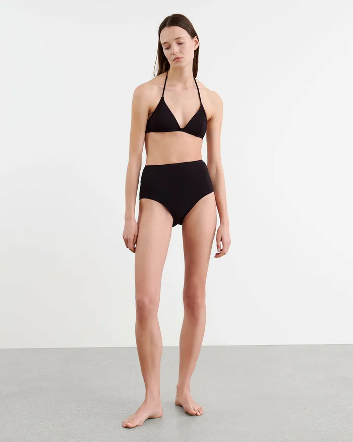 Swim Nili Lotan Women TRIANGLE BIKINI TOP Black