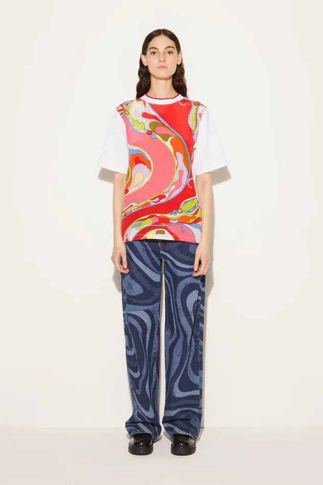 TShirts And Sweatshirts Women PUCCI OrchideePrint TShirt
