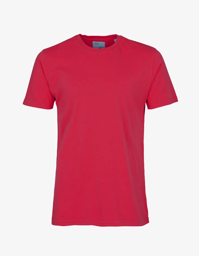 TShirts Colorfulstandard Men Classic Organic Tee 8211 Scarlet Red
