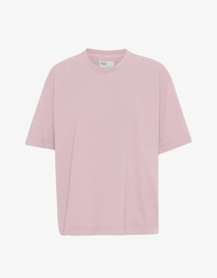TShirts Colorfulstandard Men Oversized Organic TShirt 8211 Faded Pink