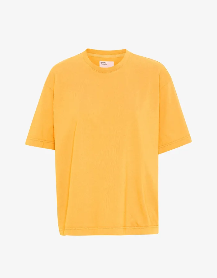 TShirts Colorfulstandard Women Oversized Organic TShirt 8211 Burned Yellow