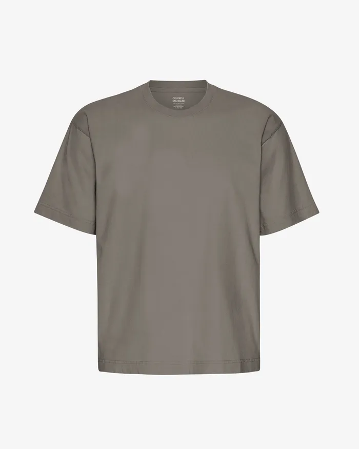 TShirts Colorfulstandard Women Oversized Organic TShirt 8211 Misty Brown