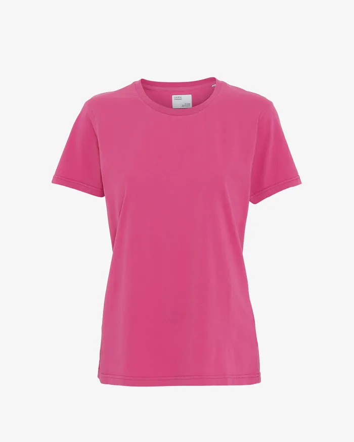 TShirts Colorfulstandard Women Women Light Organic Tee 8211 Bubblegum Pink