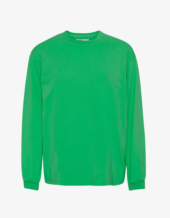 TShirts Men Colorfulstandard Oversized Organic LS TShirt 8211 Kelly Green
