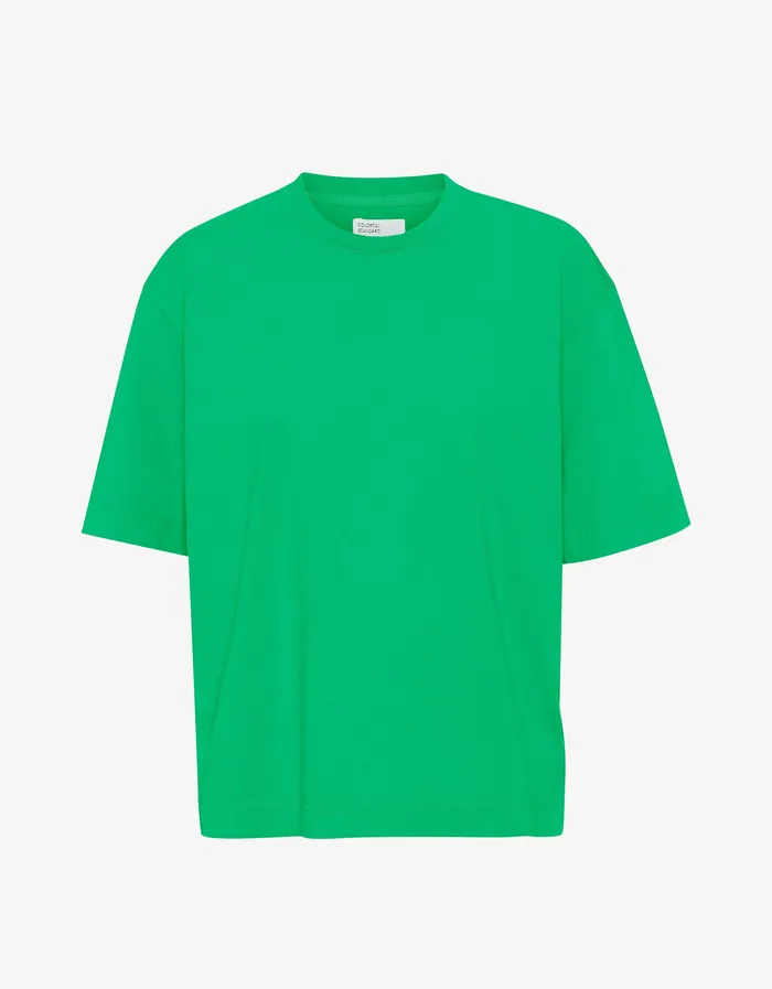 TShirts Oversized Organic TShirt 8211 Kelly Green Colorfulstandard Women