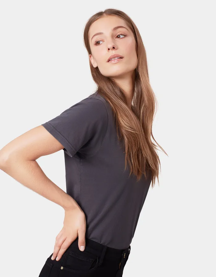 TShirts Women Light Organic Tee 8211 Lava Grey Colorfulstandard Women