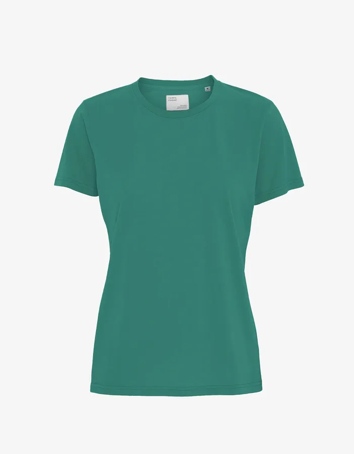 TShirts Women Light Organic Tee 8211 Pine Green 8211 Colorfulstandard Women