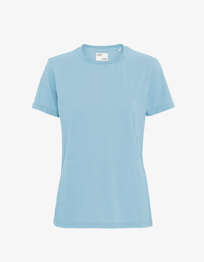TShirts Women Light Organic Tee 8211 Seaside Blue Colorfulstandard Women