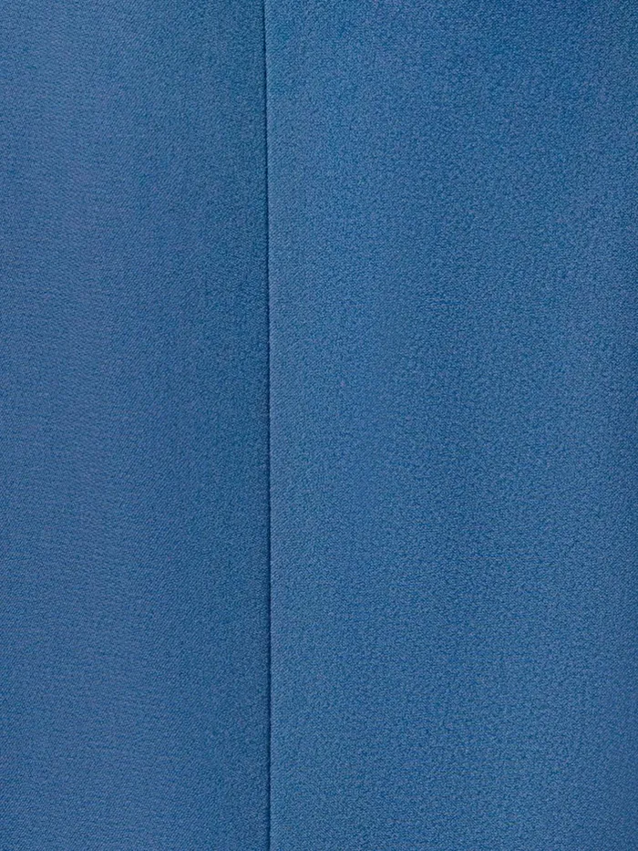 Tapered Crpe Pants With Elastic Back Medium Denim Women Akris Pants