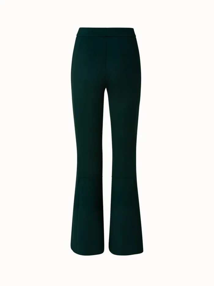 Techno Neoprene Bootcut Pants Gallus Green Women Akris Pants