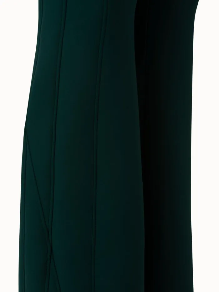 Techno Neoprene Bootcut Pants Gallus Green Women Akris Pants