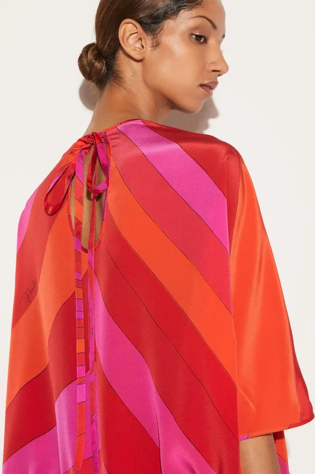 Tops And Shirts Women PUCCI IridePrint Silk Top