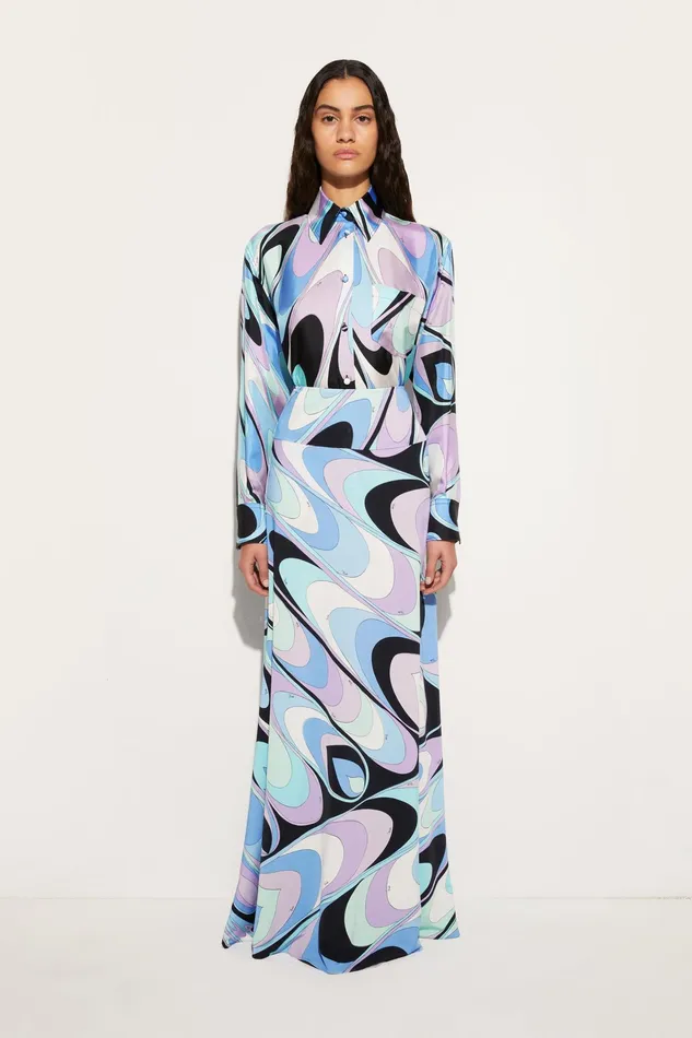 Tops And Shirts Women PUCCI OndePrint Silk Shirt