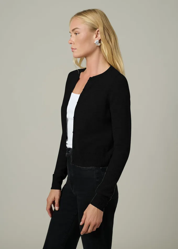Tops Joe8217s Jeans Women THE DANI CASHMERE CARDIGAN Black