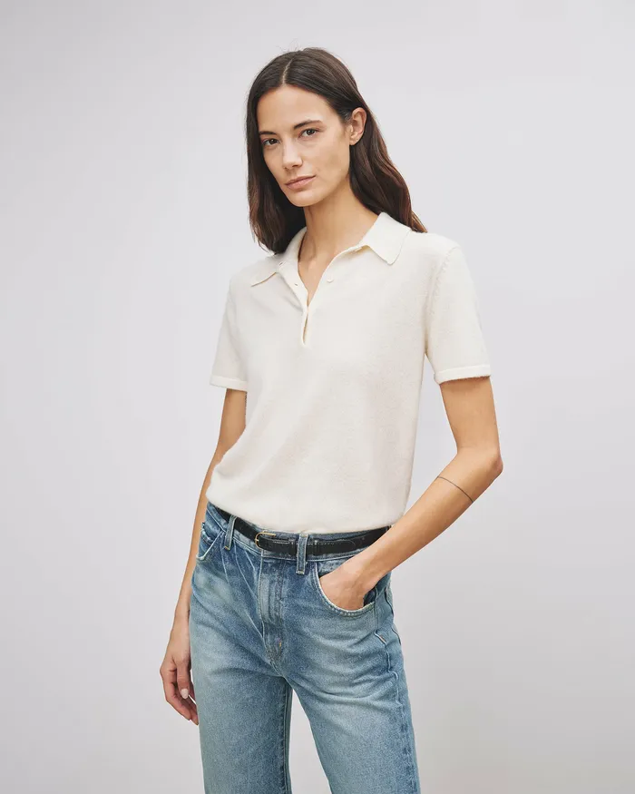 Tops MILOS POLO Dark Navy 8211 Nili Lotan Women