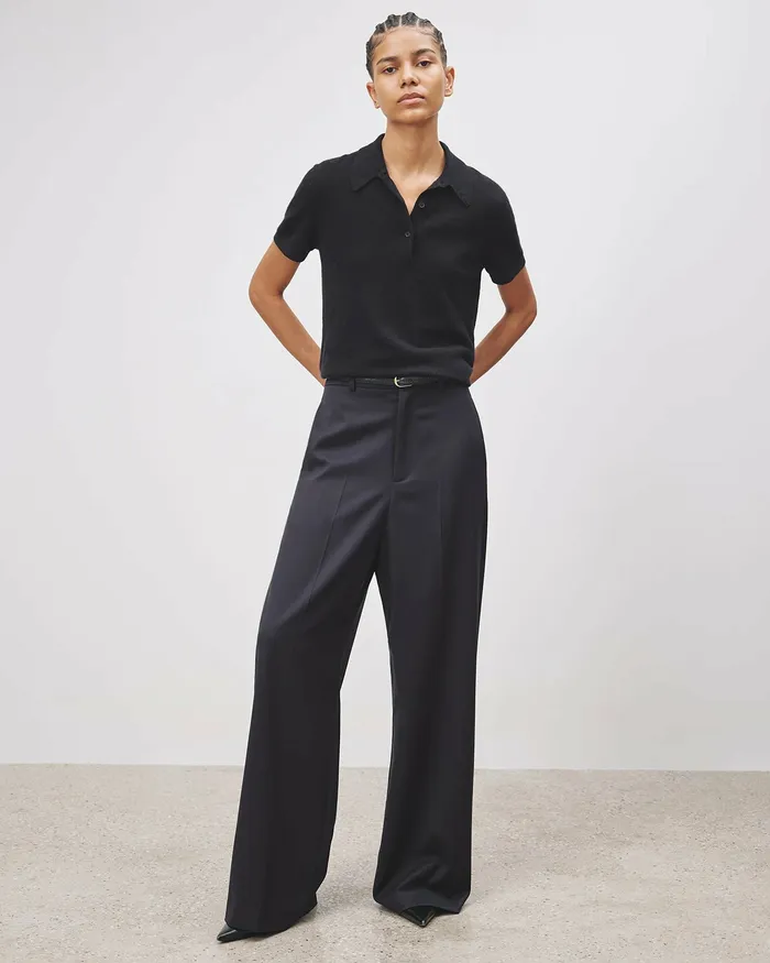 Tops MILOS POLO Dark Navy 8211 Nili Lotan Women