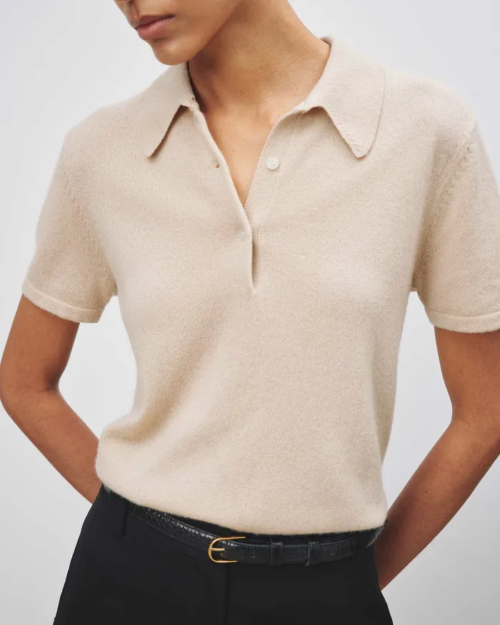 Tops MILOS POLO Dark Navy 8211 Nili Lotan Women