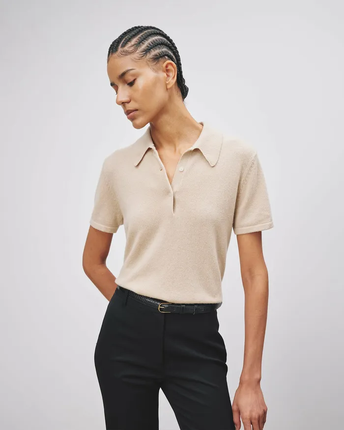 Tops MILOS POLO Dark Navy 8211 Nili Lotan Women