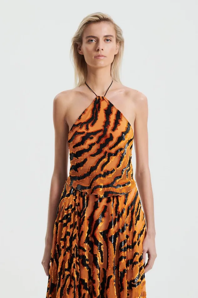 Tops Scanlan Theodore Women FRENCH BURNT OUT TOP BURNTORANGE Tops Scanlan Theodore Women FRENCH BURNT OUT TOP BURNTORANGE