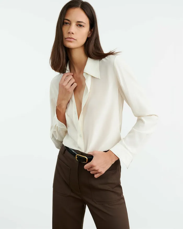 Tops SIMONE SHIRT Ivory 8211 Nili Lotan Women