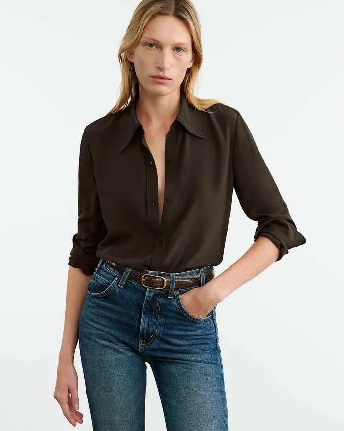 Tops SIMONE SHIRT Ivory 8211 Nili Lotan Women