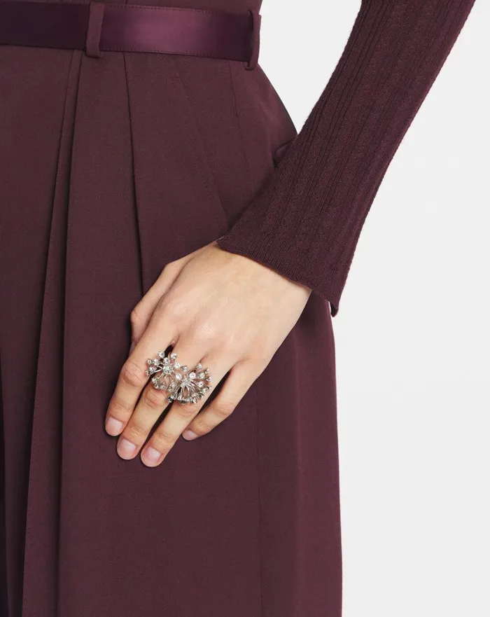 Traviata By Lanvin Ring Silvercrystal Women Lanvin Jewelry