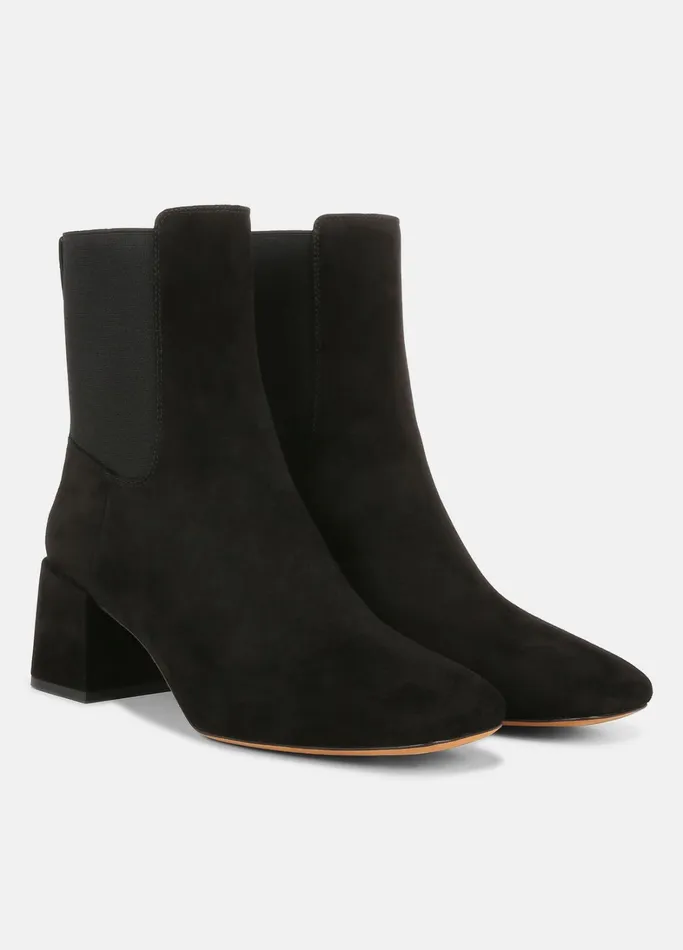 Vince Boots Women Kimmy Suede Boot Black