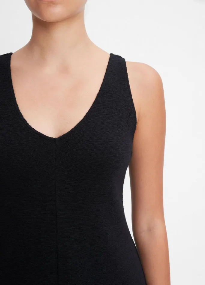 Vince Dresses Women VNeck Slip Dress Black