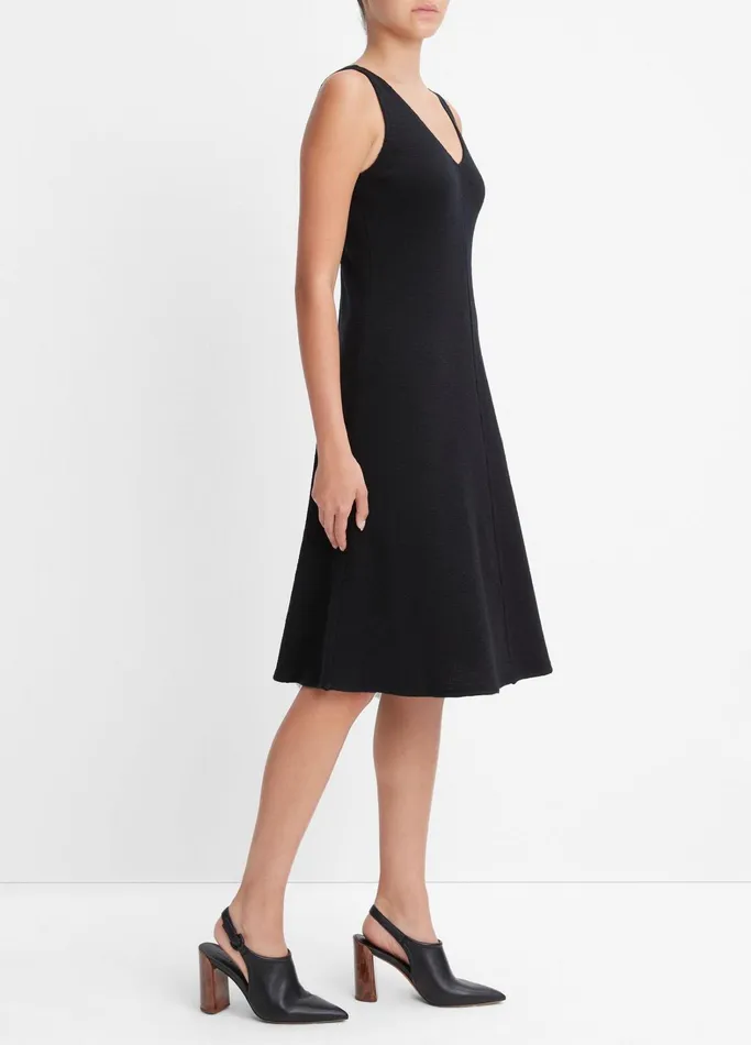 Vince Dresses Women VNeck Slip Dress Black
