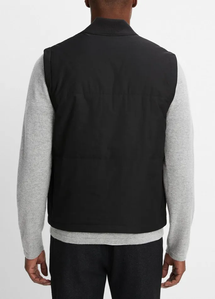 Vince Jackets and Outerwear Men Quilted Vest Black