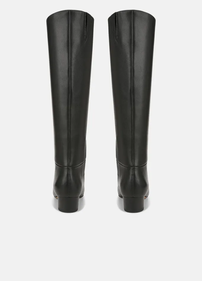Vince Loafers and Mules Women Ramona Leather WideCalf Knee Boot Black