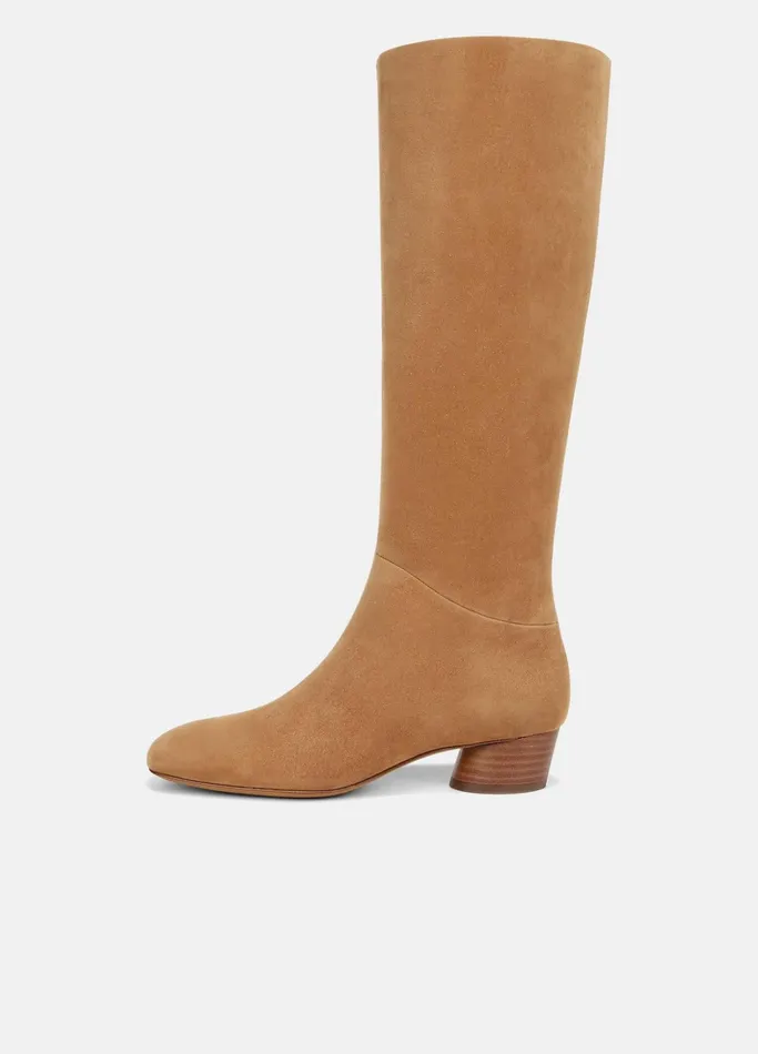 Vince Loafers and Mules Women Ramona Suede Knee Boot Tan