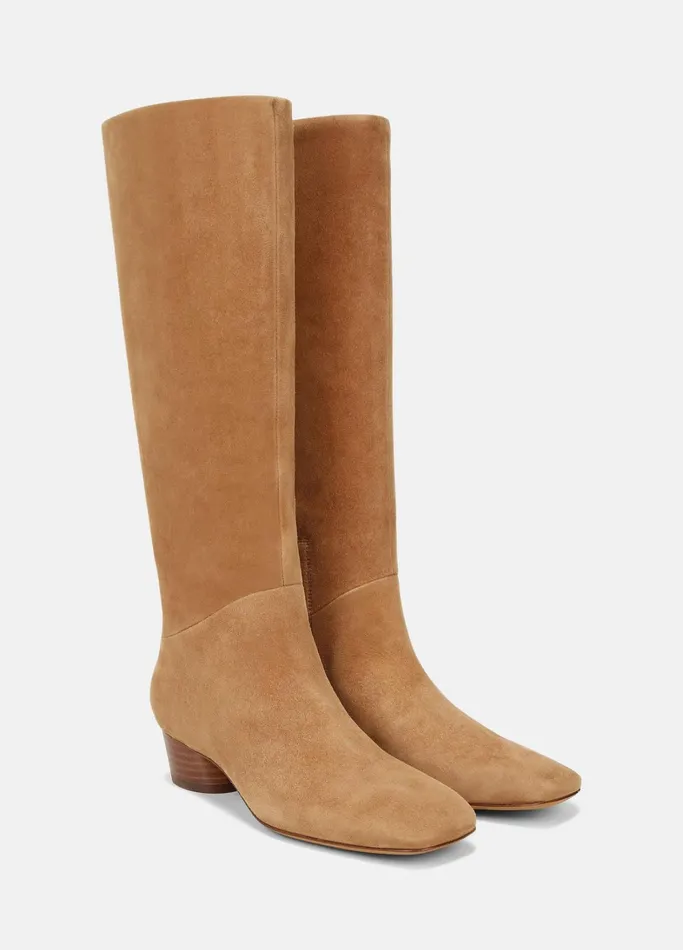 Vince Loafers and Mules Women Ramona Suede Knee Boot Tan